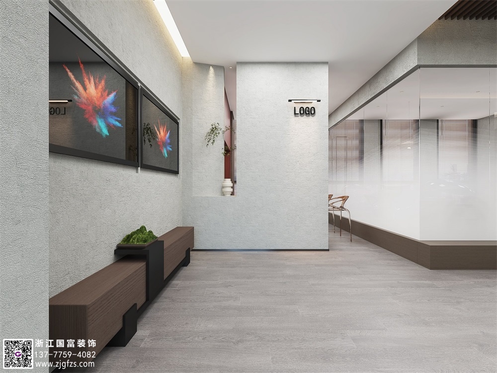 水泥灰極簡風(fēng)辦公室設(shè)計(jì)是怎樣的？